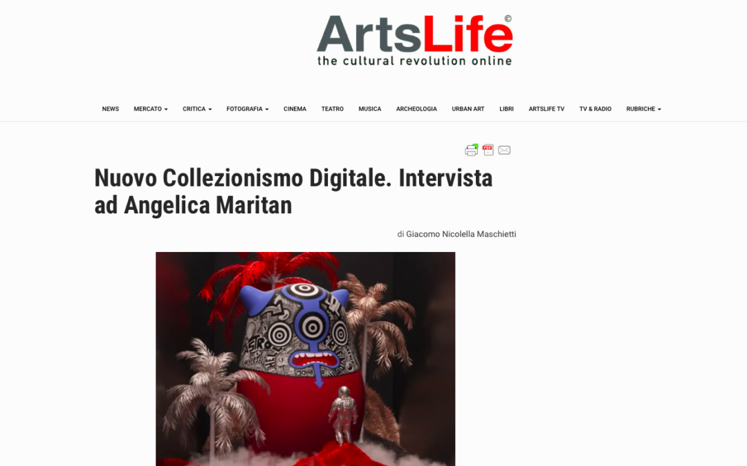 ArtsLife: New Digital Collectibles. Interview with Angelica Maritan