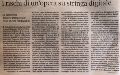 Plus24 – Sole 24 Ore: I rischi di un’opera su stringa digitale