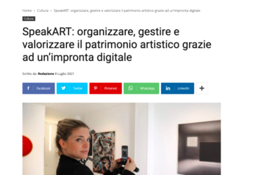 Geosmart Magazine: SpeakART: organize, manage and enhance the artistic heritage thanks to a digital fingerprint