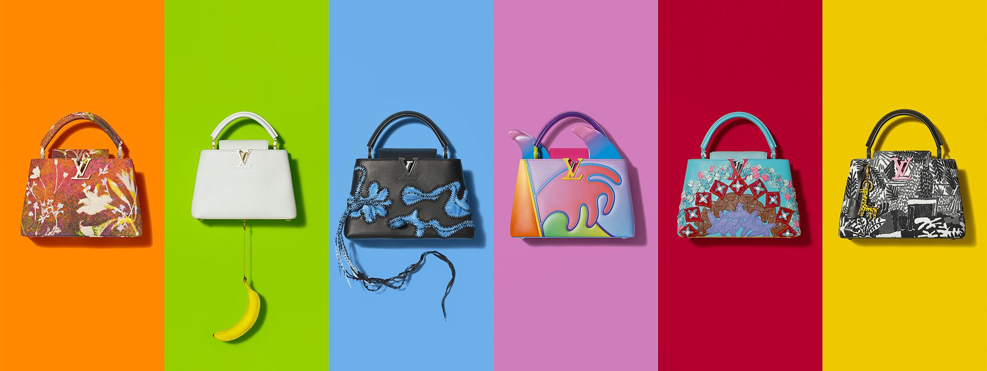 What makes Louis Vuitton's Artycapucines bags works of art?