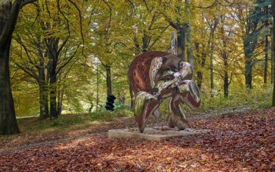 A sculpture park in the middle of the Rhine forest. Tony Cragg Foundation is an experience of art and nature
