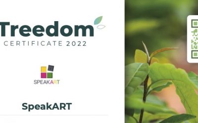 SpeakART joins the Treedom network to support the long distance adoption of trees