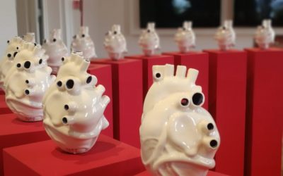 30 ceramic hearts for just one heartbeat