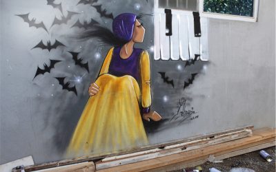 I murales di Shasmia Hassani come messaggio di speranza