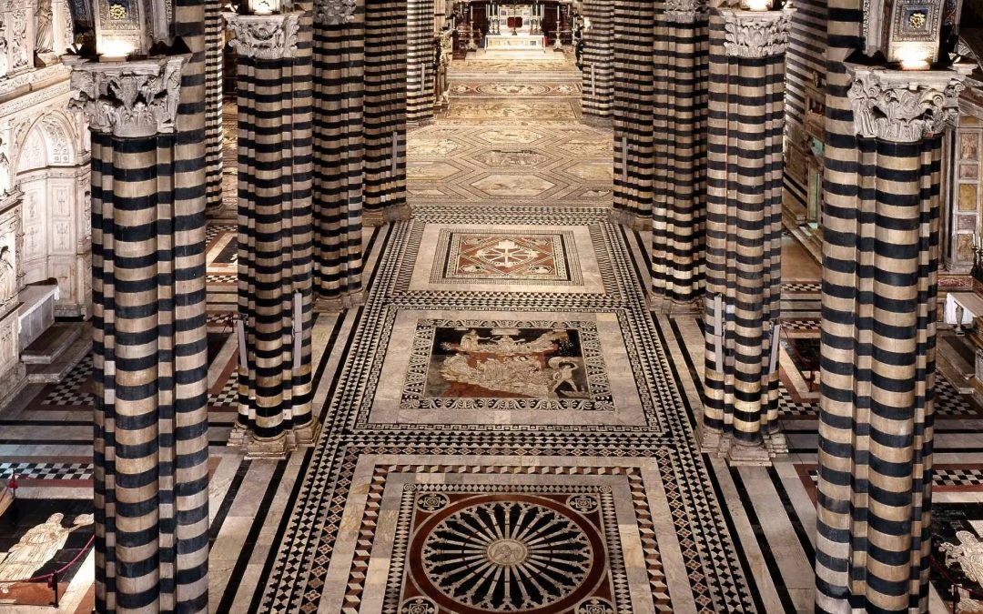 Il Paradiso a Siena: svelato il pavimento marmoreo del Duomo